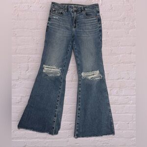 American Eagle Outfitters Blue Flare Jeans